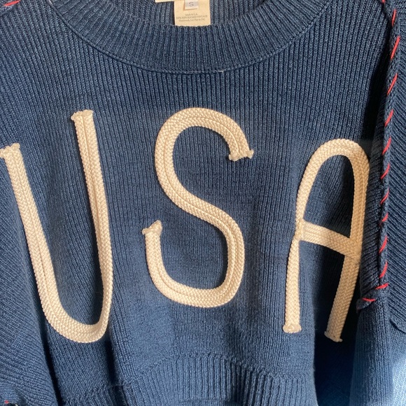 Free People x Tricia Fix USA Sweater - Picture 4 of 6